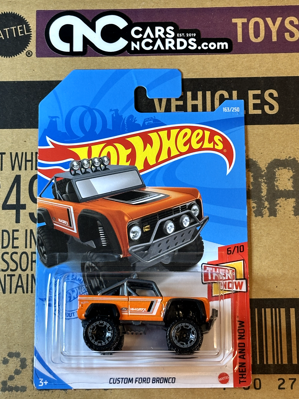 2021 Hot Wheels Then And Now #6/10 Custom Ford Bronco #163/250 (Soft Corners)