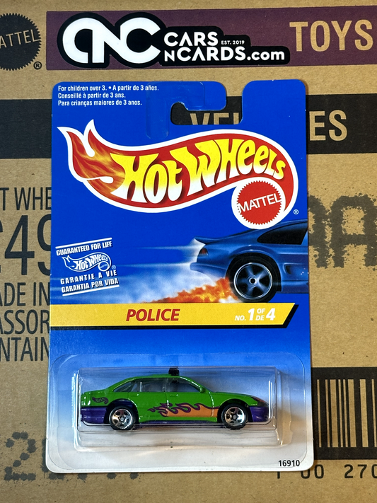 1997 Hot Wheels Police 1/4 Police Cruiser NIP