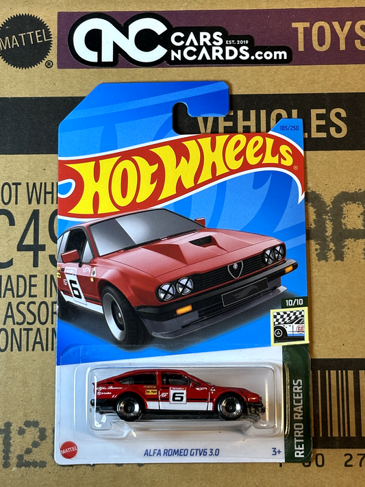 2023 Hot Wheels Retro Racers 10/10 Alfa Romeo GTV6 3.0 Red
