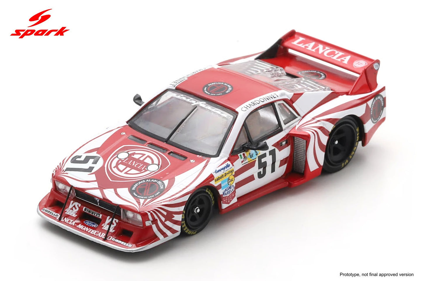 (PRE-ORDER) SPARK 1:64 Lancia Beta Montecarlo Turbo No.51 Le Mans 24H 1980 B. Darniche - H. Heyer - T. Fabi 64S157