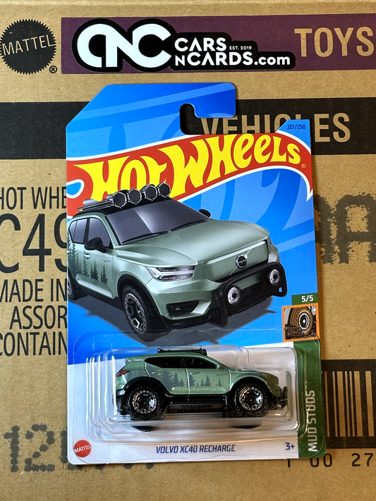 2023 Hot Wheels Mud Studs #5/5 Volvo XC40 Recharge NIP