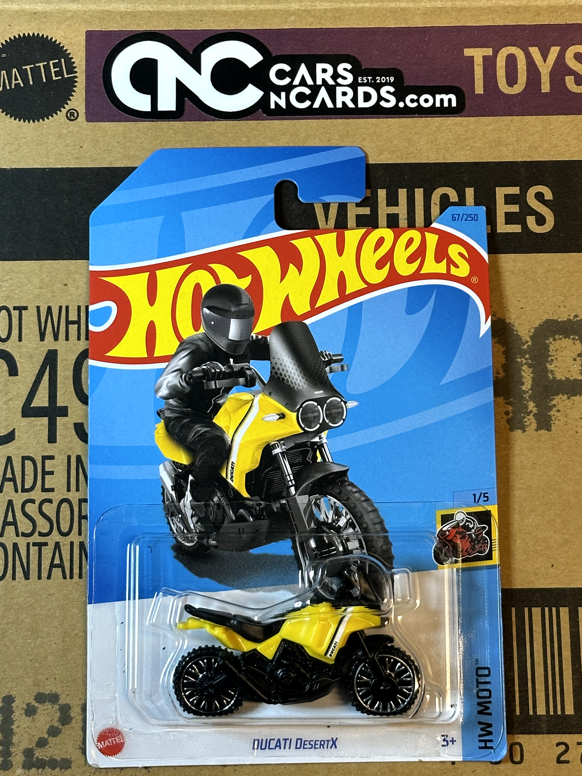 2023 Hot Wheels HW Moto #1/5 Ducati DesertX Yellow NIP