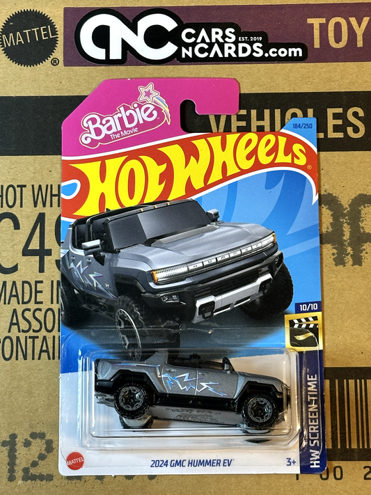 2023 Hot Wheels HW Screen Time #10/10 2024 GMC Hummer EV Barbie Ken Truck NIP