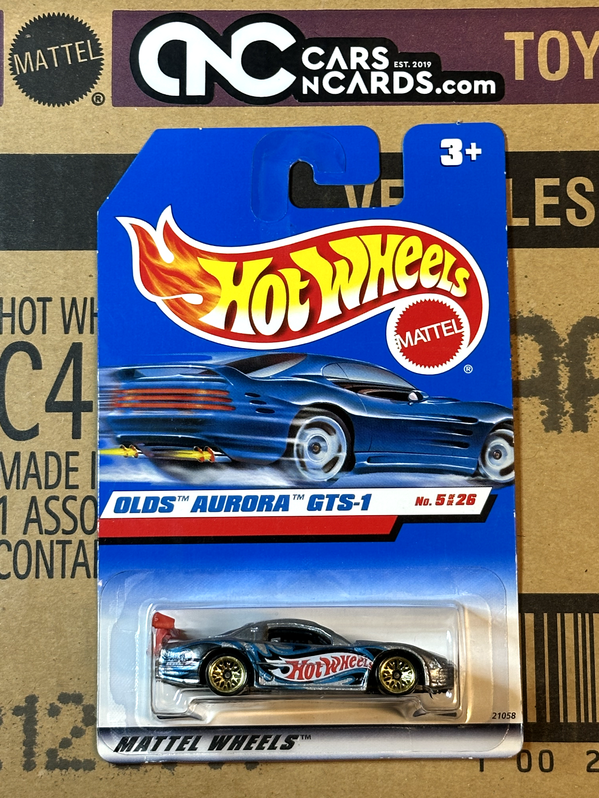 1999 Hot Wheels First Editions #5/26 Olds Aurora GTS-1 Silver NIP