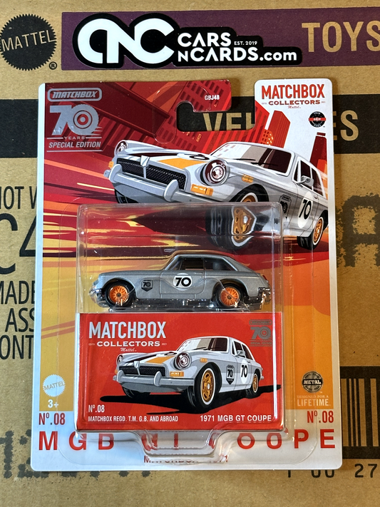 2023 Matchbox Collector's Series #08 MGB GT Coupe Real Riders NIP