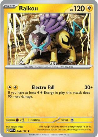 Raikou 48 - ME01 Mega Evolution Holofoil