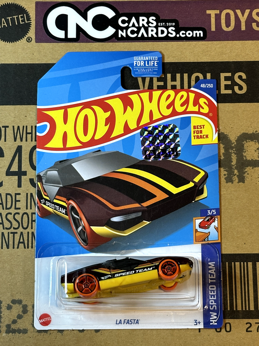 2022 Hot Wheels RLC Factory Sealed HW Speed Team 3/5 La Fasta Yellow