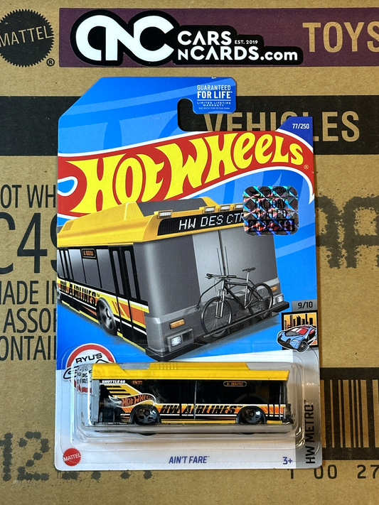 2022 Hot Wheels RLC Factory Sealed HW Metro Ain't Fare Yellow NIP