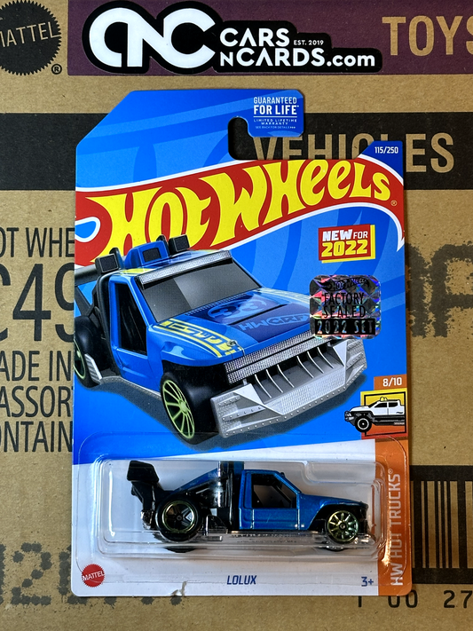 2022 Hot Wheels RLC Factory Sealed HW Hot Trucks 8/10 Lolux Blue NIP