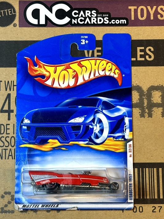 2001 Hot Wheels First Editions #32/36 Roadster 1957 Red