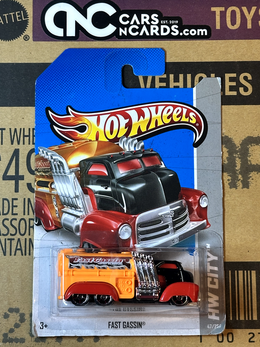 2013 Hot Wheels HW City Fast Gassin' Red NIP