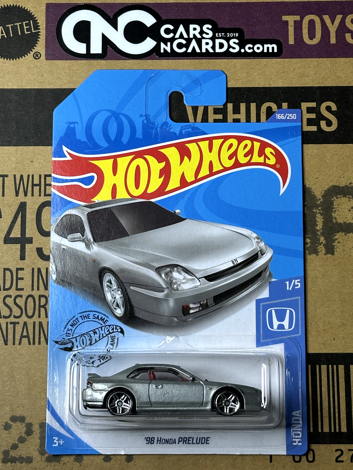 2020 Hot Wheels Honda #1/5 '98 Honda Prelude Silver International Card NIP