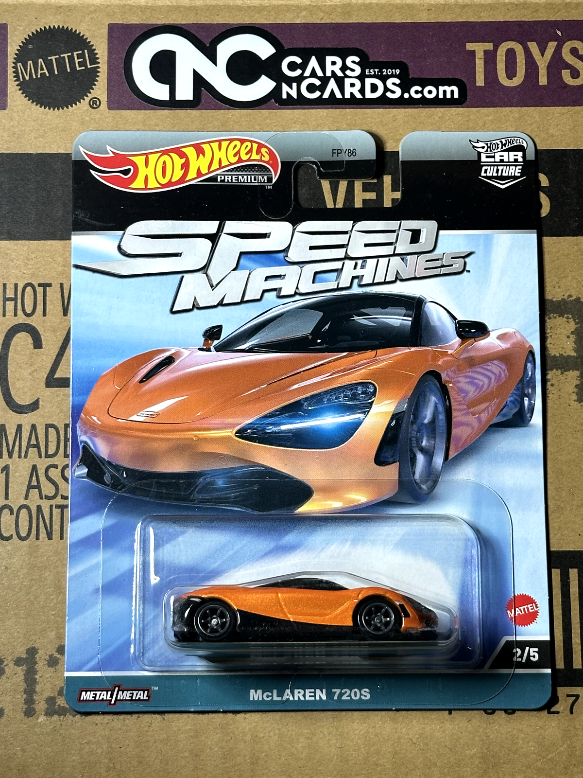 2023 Hot Wheels Premium Car Culture Speed Machines 2/5 McLaren 720S