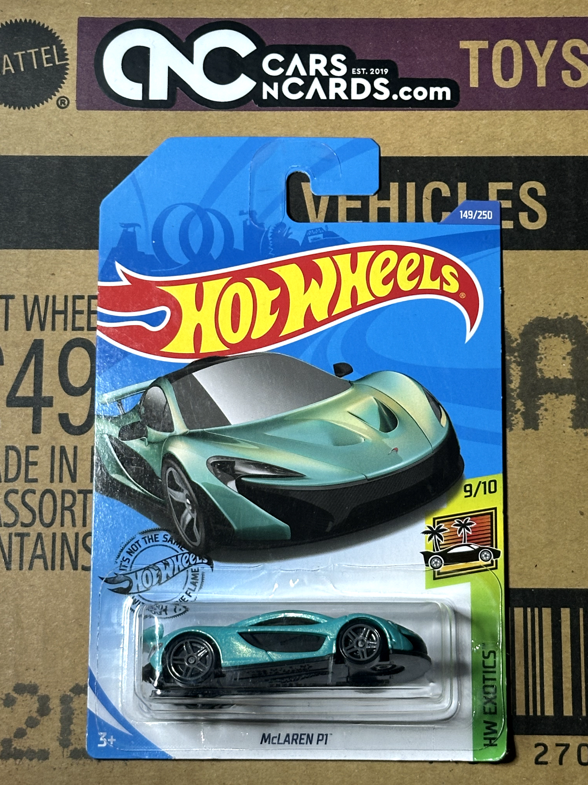 2020 Hot Wheels HW Exotics 9/10 McLaren P1 Teal NIP