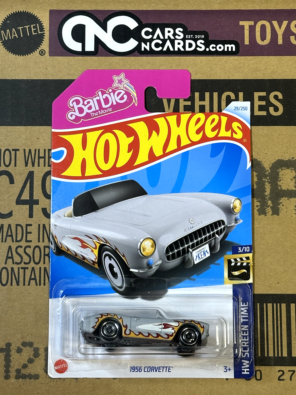 2024 Hot Wheels HW Screen Time 3/10 1956 Corvette Barbie Ken