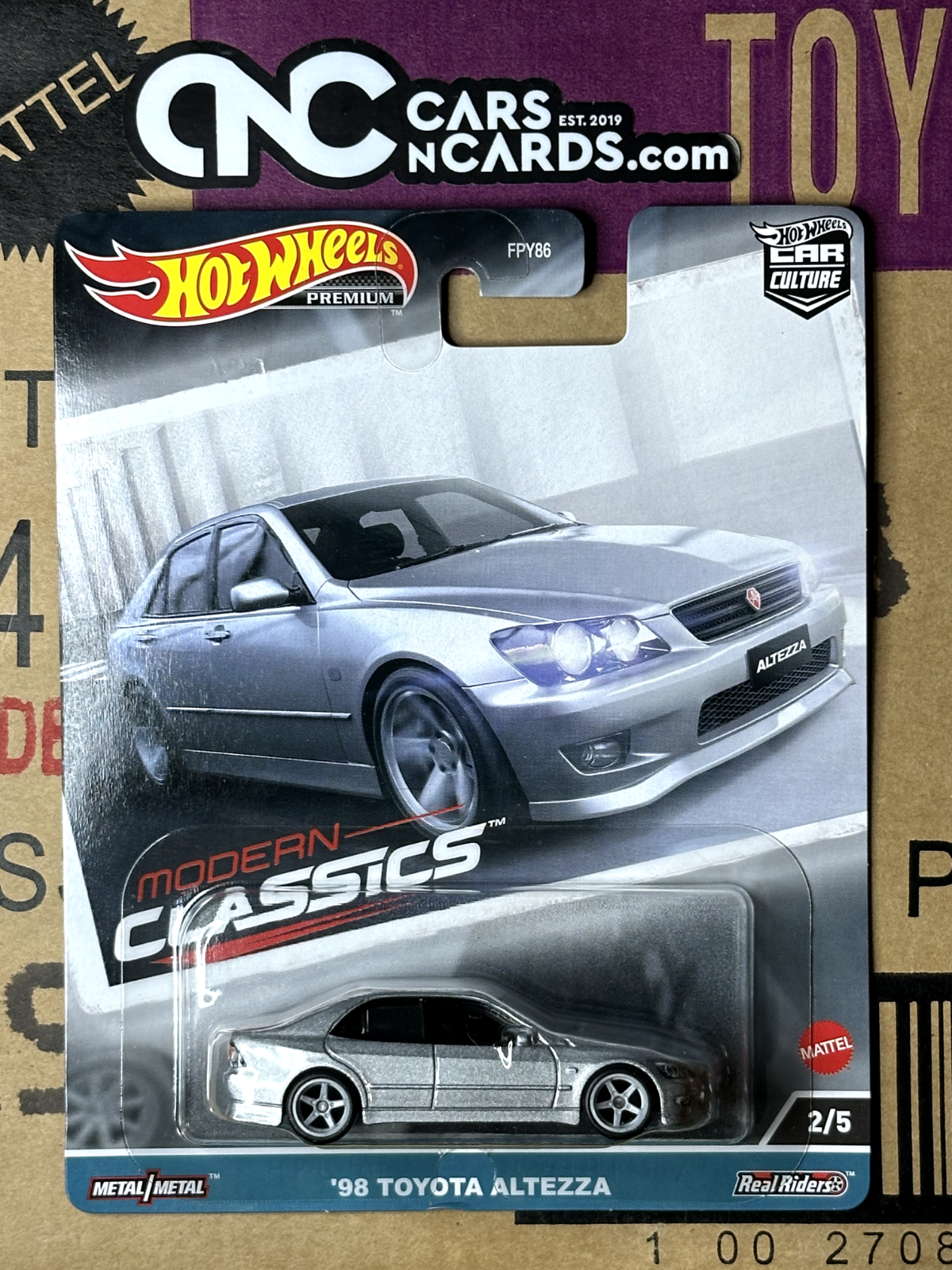 2023 Hot Wheels Premium Car Culture Modern Classics 2/5 '98 Toyota Altezza NIP