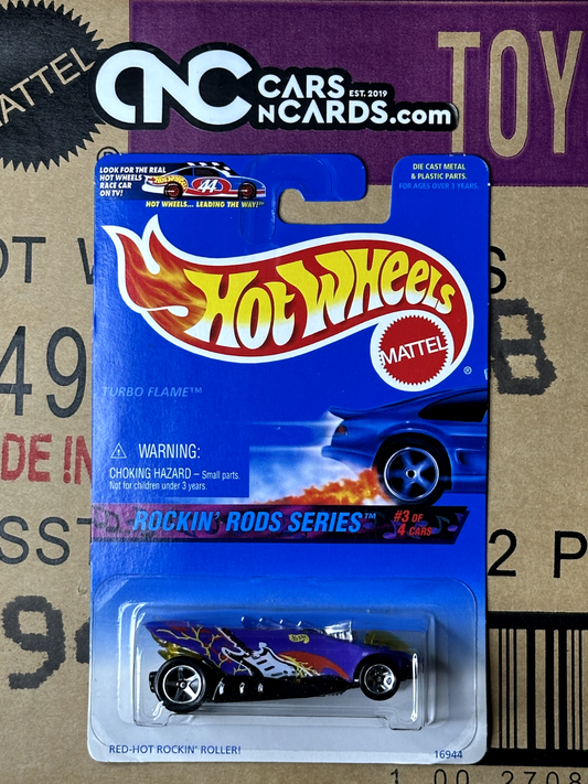 1997 Hot Wheels Rockin' Rods Series 3/4 Turbo Flame NIP