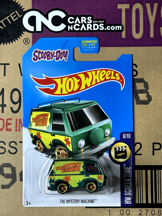 2017 Hot Wheels Super Treasure Hunt The Mystery Machine Scooby Doo! W/Protector