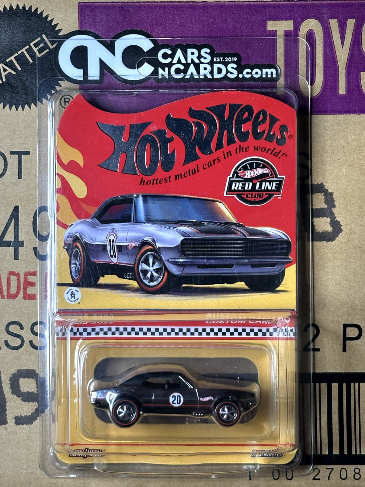 2022 Hot Wheels RLC Red Line Club Custom Camaro With Protector