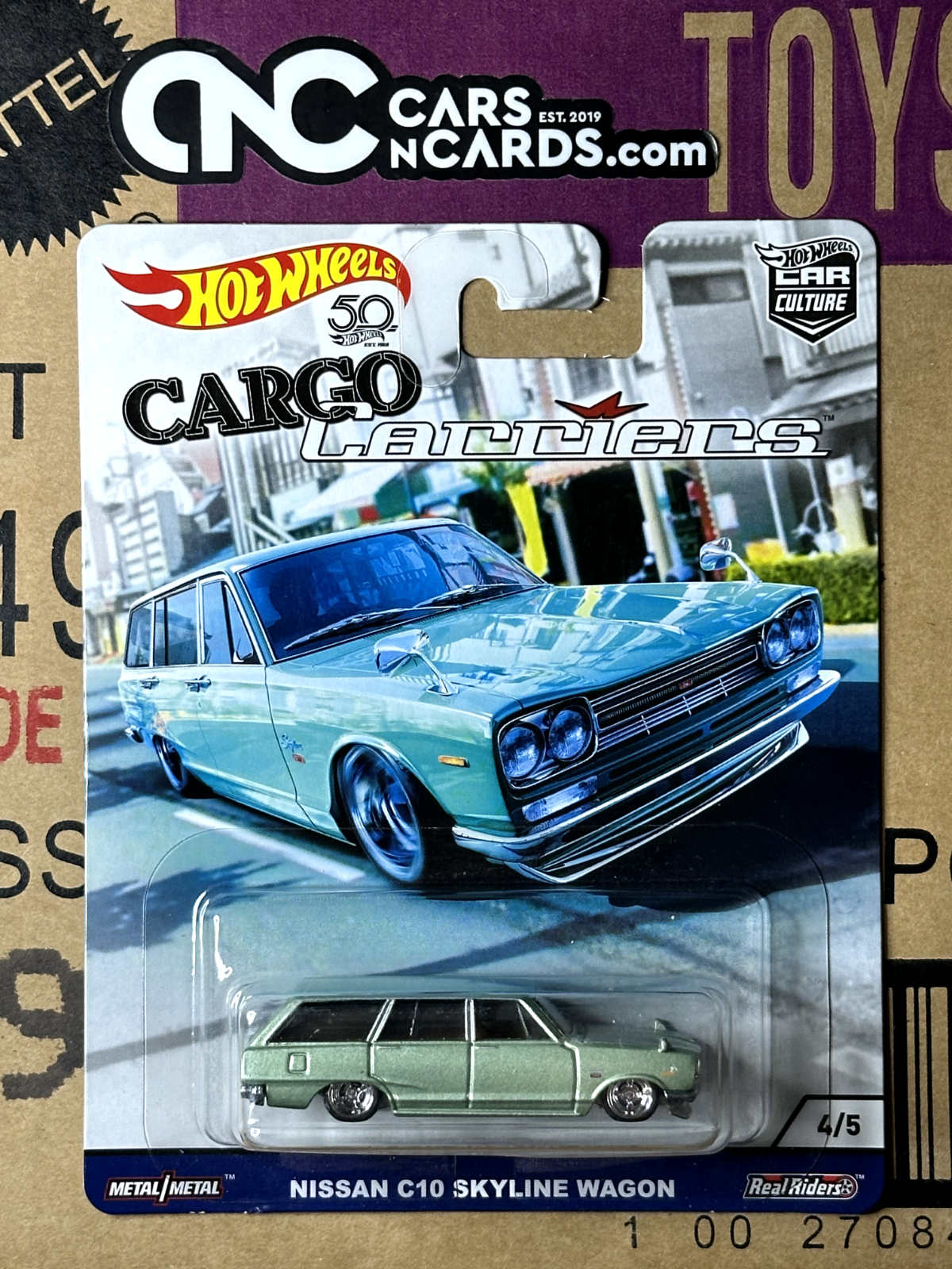 2018 Hot Wheels Premium Car Culture Cargo Carriers Nissan C10 Skyline Wagon