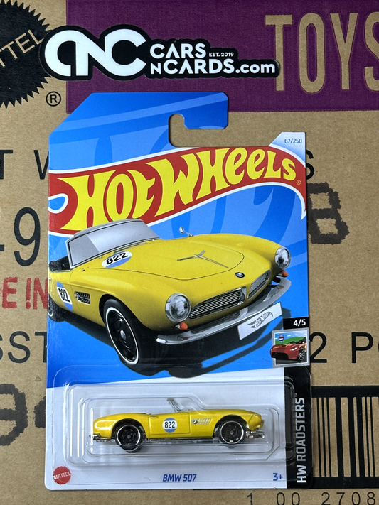 2024 Hot Wheels HW Roadsters 4/5 BMW 507 Yellow