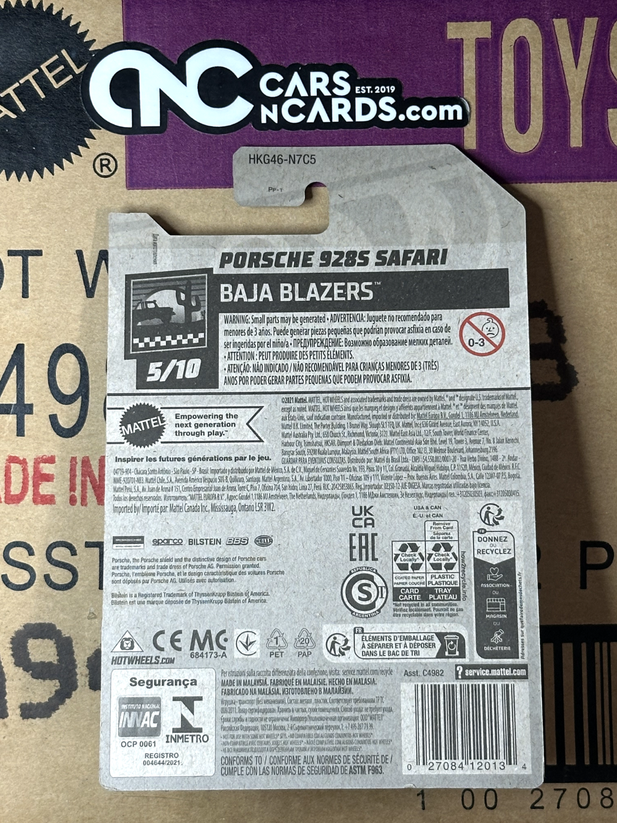 2023 Hot Wheels Baja Blazers 5/10 Porsche 928S Safari 75th Anniversary Porsche