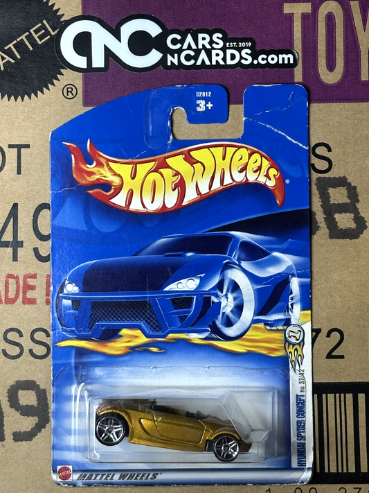 2002 Hot Wheels First Editions 37/42 Hyundai Spyder Concept (Card Damage)