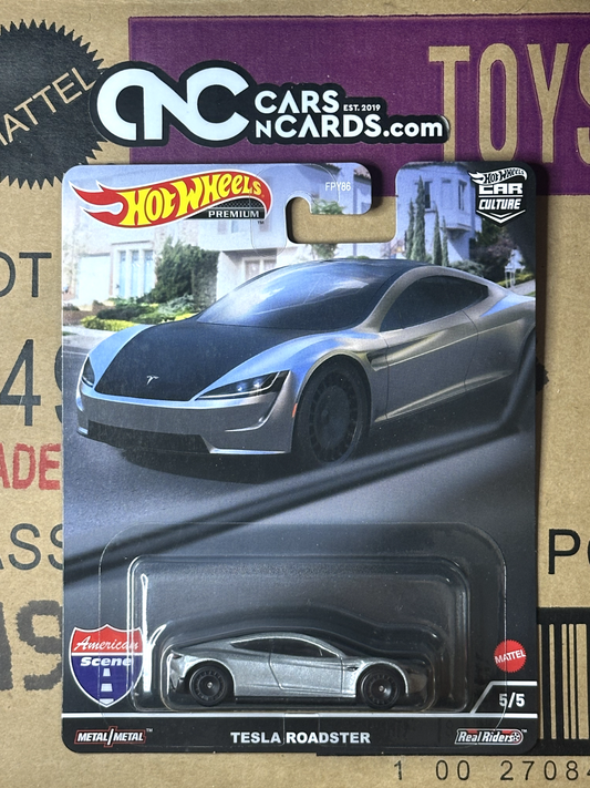 2022 Hot Wheels Premium Car Culture American Scene 5/5 Tesla Roadster