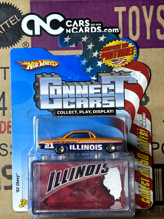 2008 Hot Wheels Connect Cars Illinois '62 Chevy