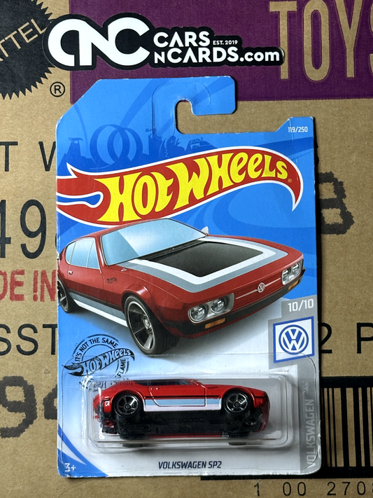 2019 Hot Wheels Volkswagen SP2 10/10 Red NIP