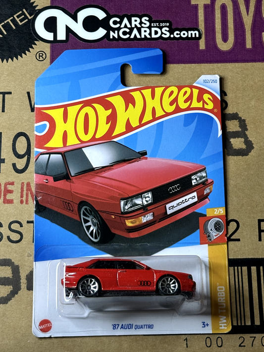 2024 Hot Wheels HW Turbo 2/5 '87 Audi Quattro Red NIP