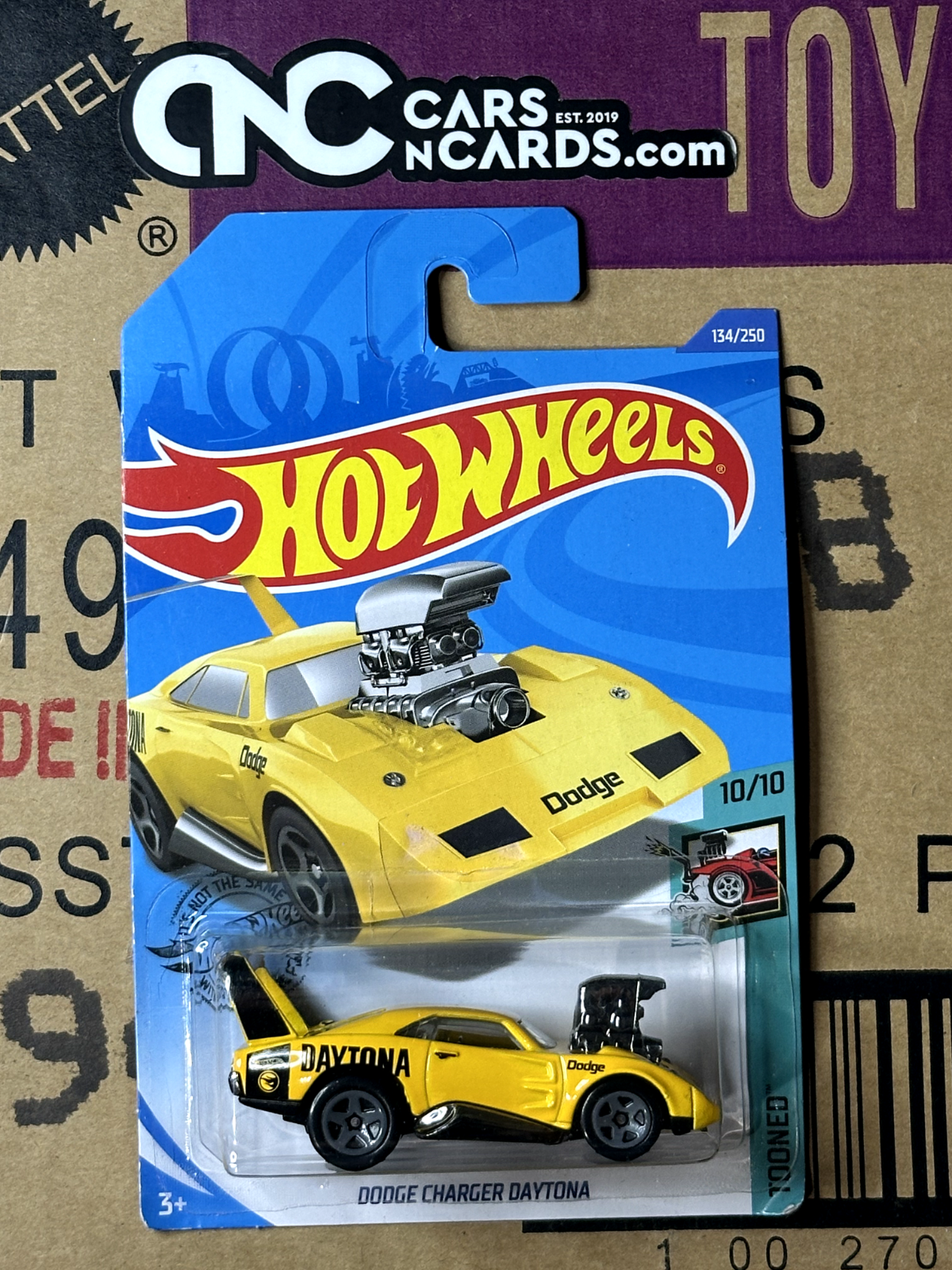 2020 Hot Wheels Tooned 10/10 Treasure Hunt Dodge Charger Daytona