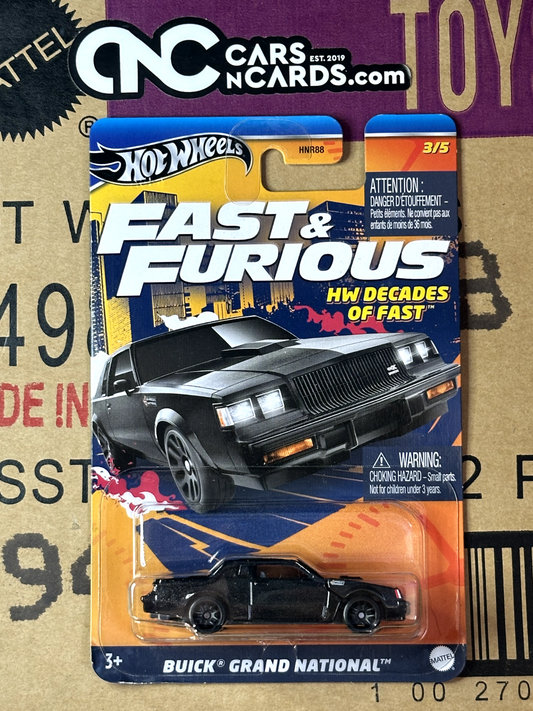 2024 Hot Wheels Fast & Furious HW Decades of Fast 3/5 Buick Grand National
