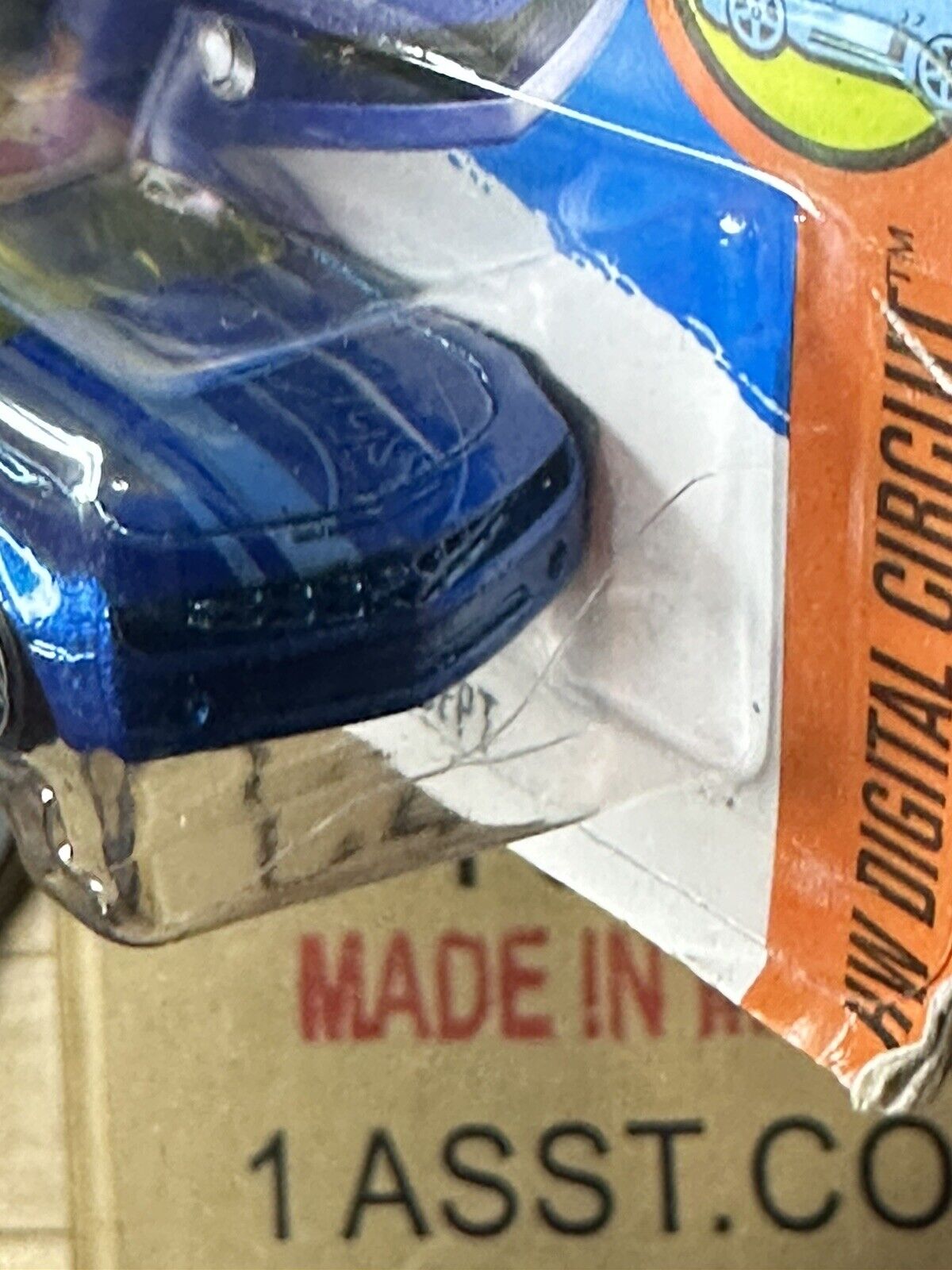 2016 Hot Wheels Chevy Camaro Concept Short Card (Cracked Blister)