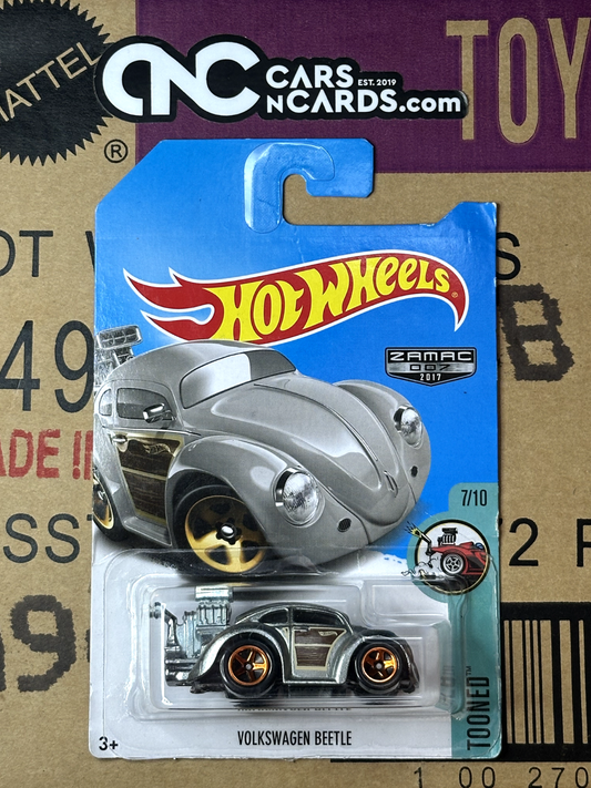 2017 Hot Wheels Tooned 7/10 Zamac Volkswagen Beetle