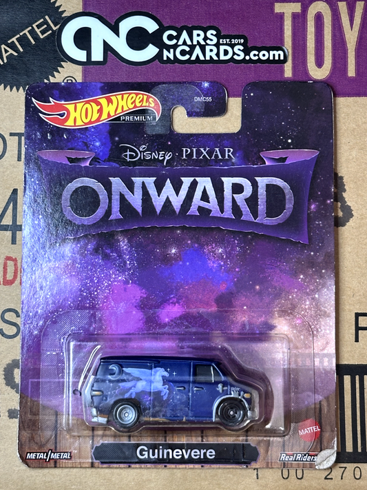 2022 Hot Wheels Premium Disney Pixar Onward Guinevere Van (Cracked Blister)