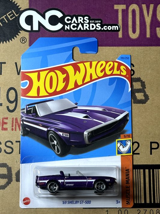 2023 Hot Wheels Muscle Mania 9/10 '69 Shelby GT-500 Purple