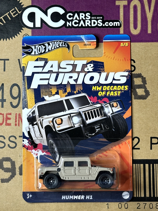 2024 Hot Wheels Fast & Furious HW Decades of Fast 5/5 Hummer H1