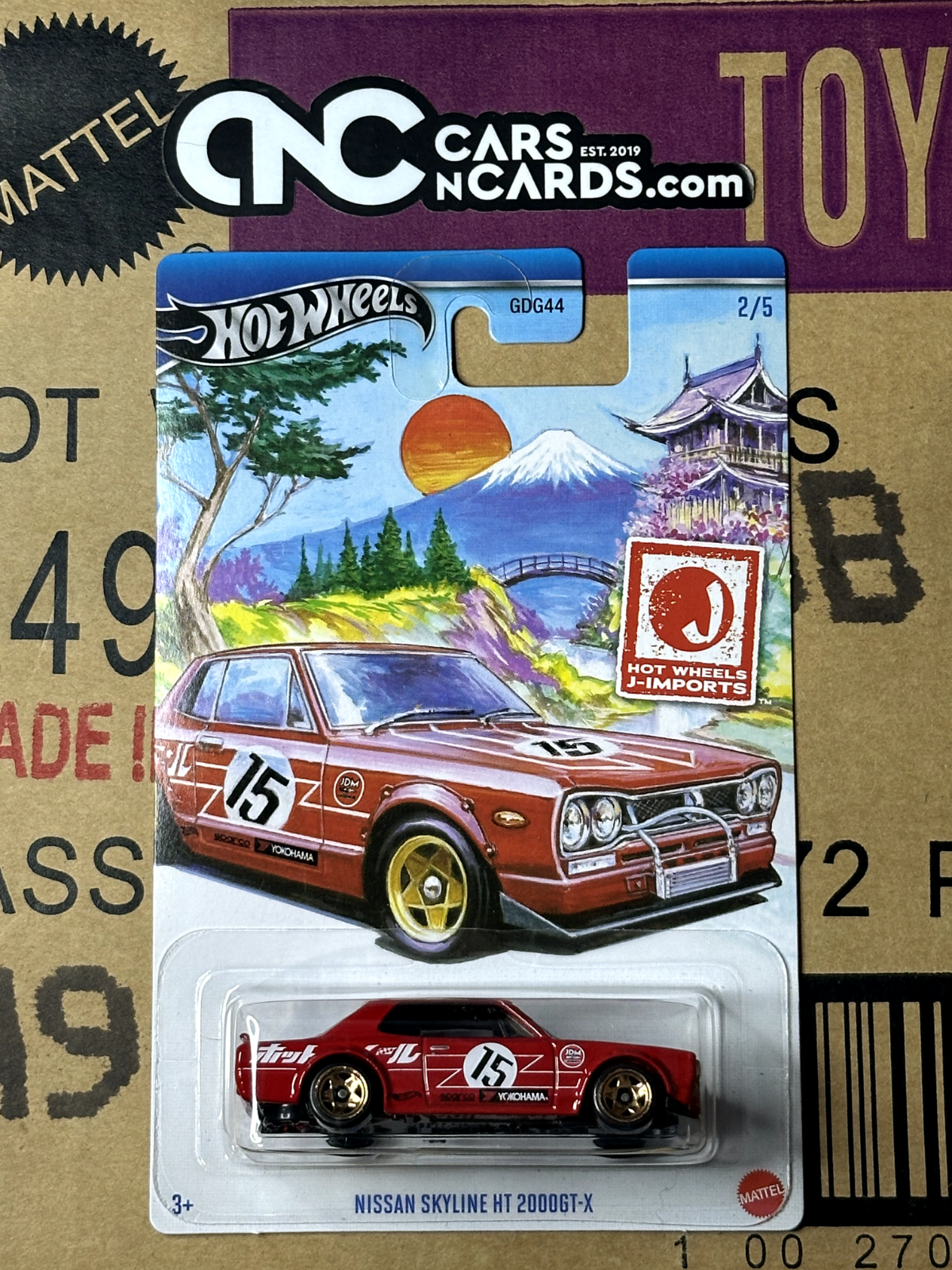 2024 Hot Wheels J-Imports 2/5 Nissan Skyline HT 2000GT-X