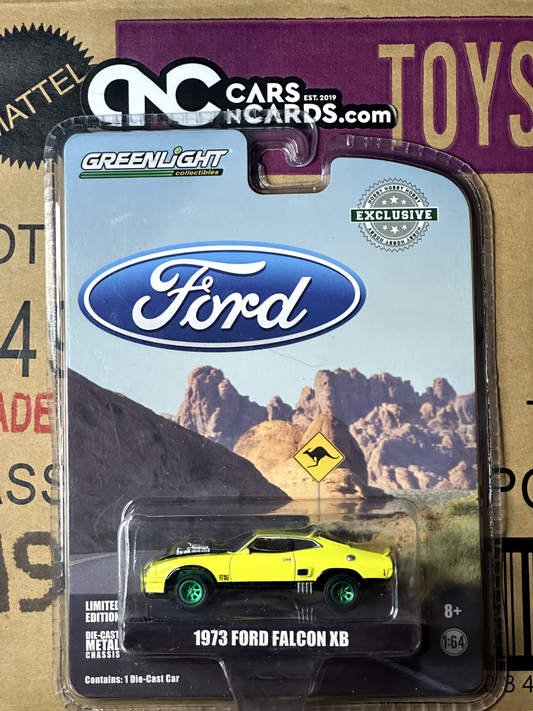 Greenlight Hobby Exclusive Green Machine 1973 Ford Falcon XB Yellow