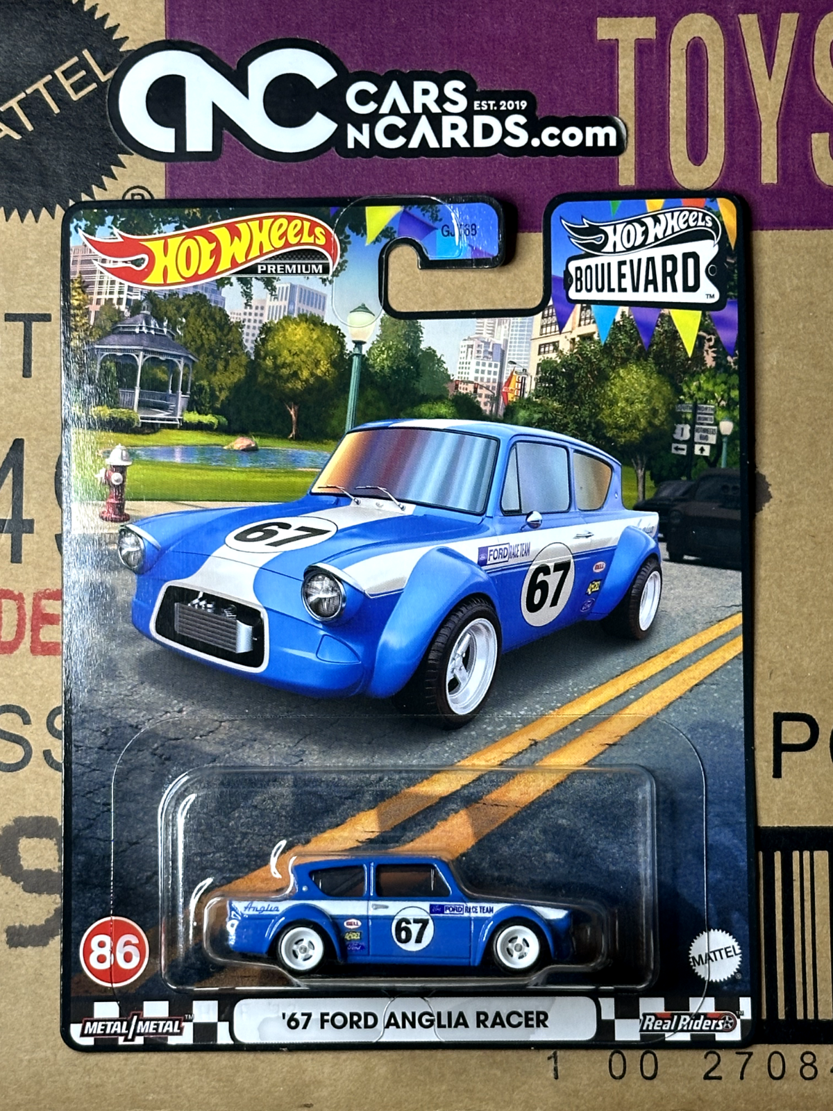 2023 Hot Wheels Premium Boulevard #86 '67 Ford Anglia Racer