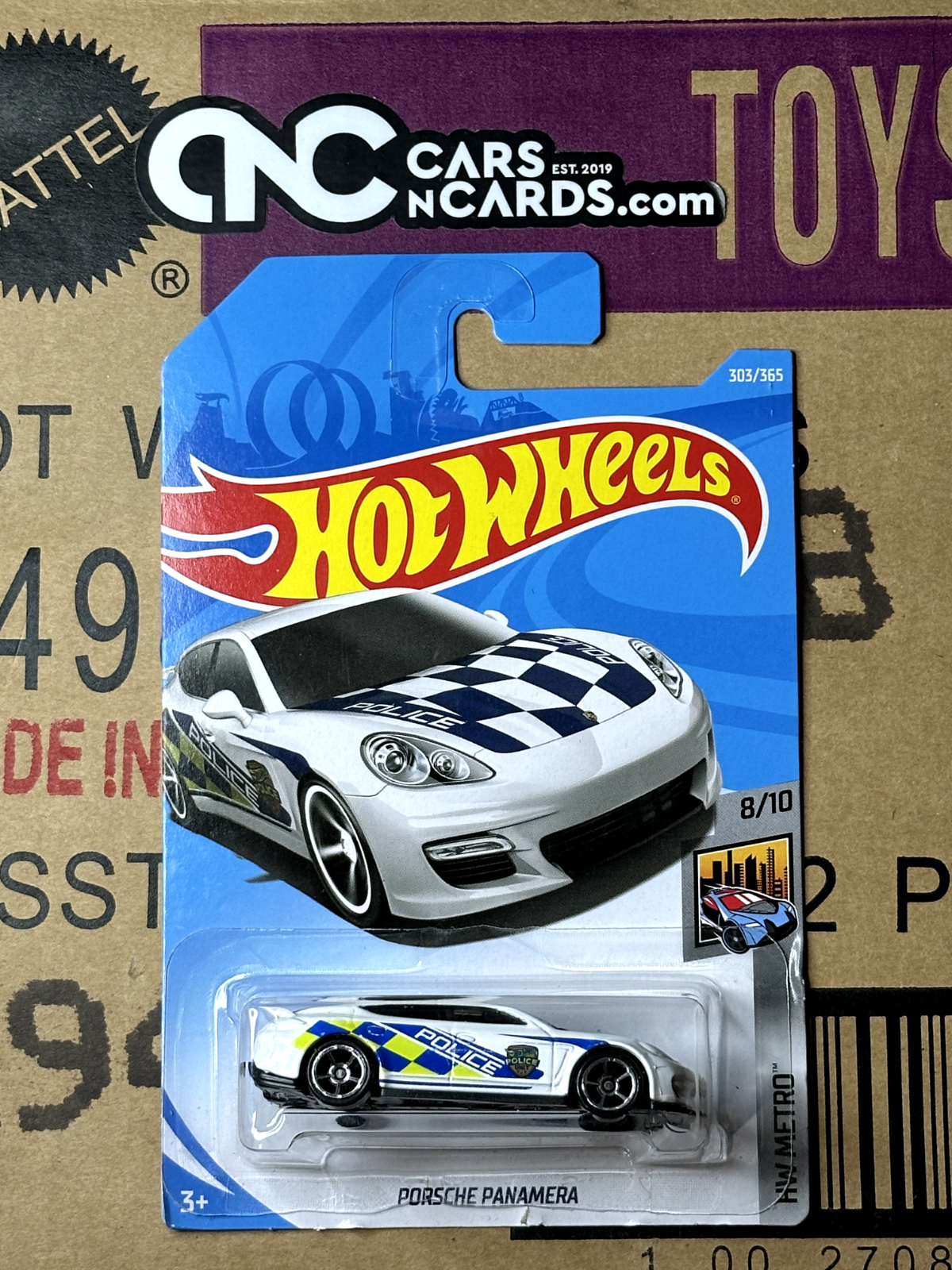 2018 Hot Wheels HW Metro 8/10 Porsche Panamera Police