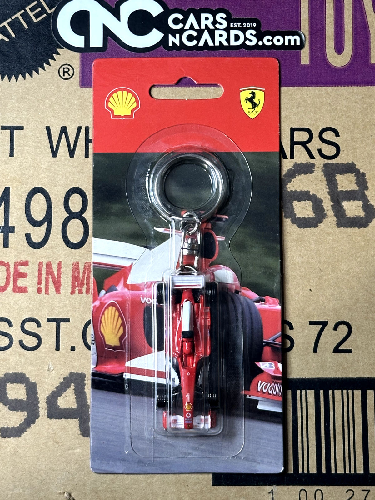 2004 F1 World Champions Formula 1 Ferrari Michael Schumacher Key Chain Diecast