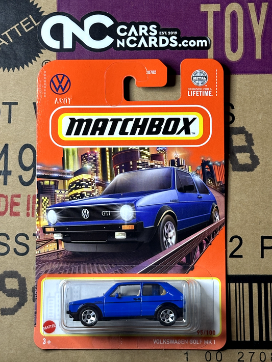 2024 Matchbox Volkswagen Golf MK1 95/100 Blue