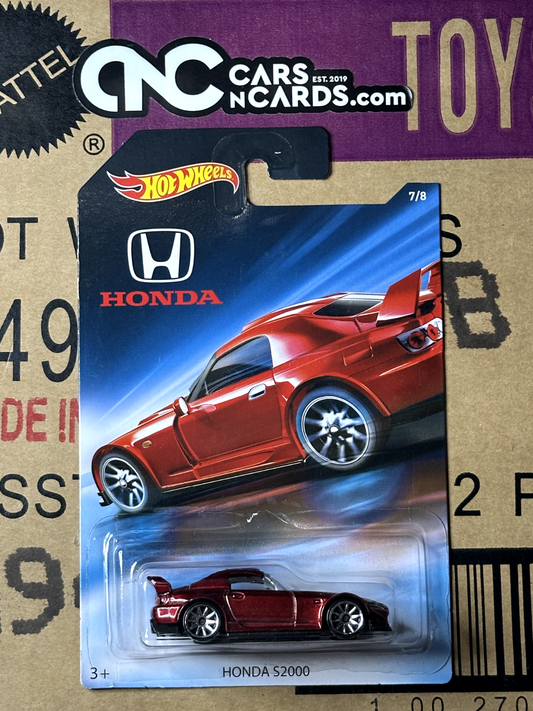2018 Hot Wheels Honda Series 7/8 Honda S2000 Red (Cracked Blister)
