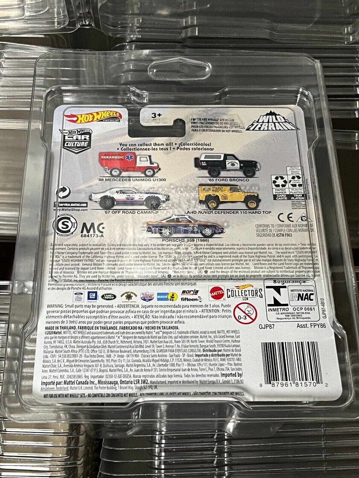 (10) Hard Shell Hot Wheels Protector Cases (Premium Size)