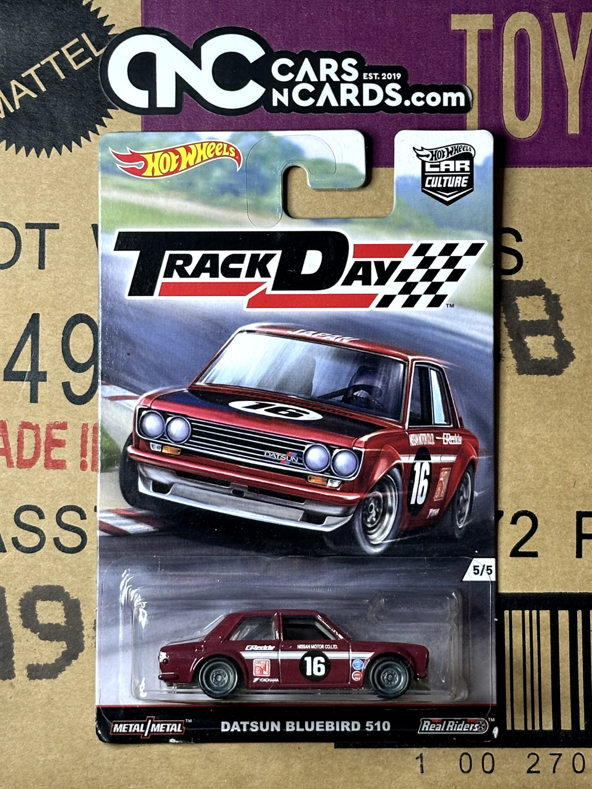2016 Hot Wheels Premium Car Culture Track Day Datsun Bluebird 510 (Soft Corners)