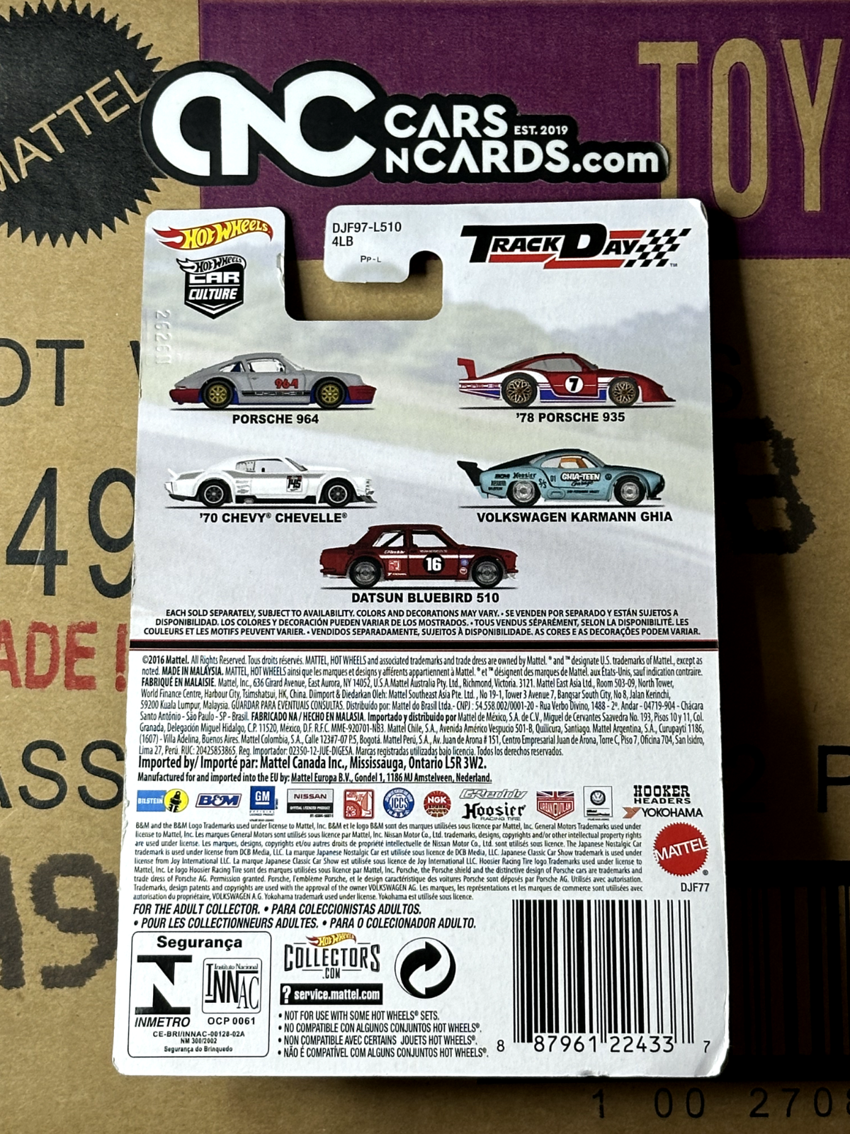 2016 Hot Wheels Premium Car Culture Track Day Datsun Bluebird 510 (Soft Corners)