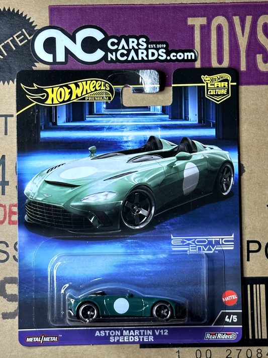 2024 Hot Wheels Premium Car Culture Exotic Envy 4/5 Aston Martin V12 Speedster