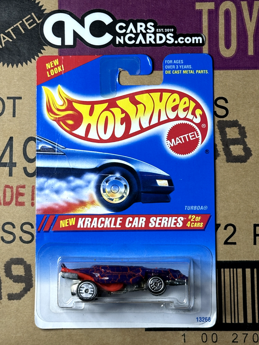 1995 Hot Wheels Krackle Car Series 2/4 Turboa Ultra Hots